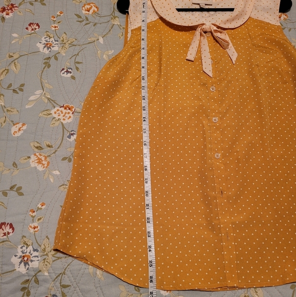 Fashionably Elate Top in Goldenrod - Picture 6 of 7